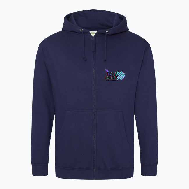 Sudadera con cremallera y estampado de TechSouls