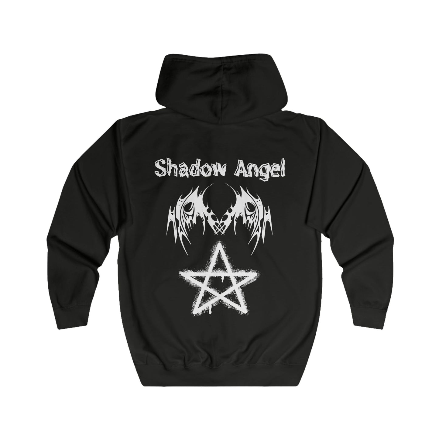 Bluza Unisex Hoodie Zip Dark Y2K Angel- ShadowOut X Biling_Star