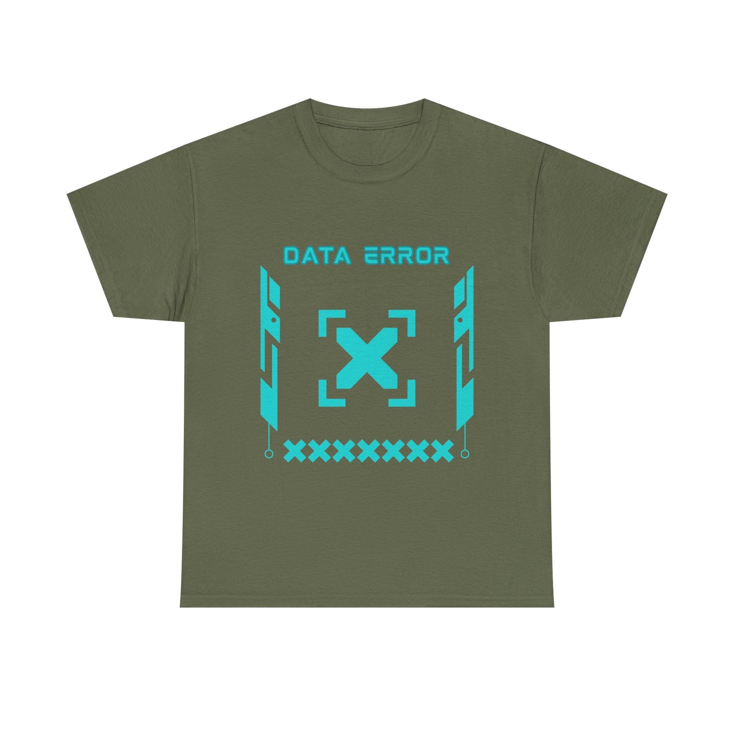 T-shirt Unisex Data Error Techwear Blue-TechSouls