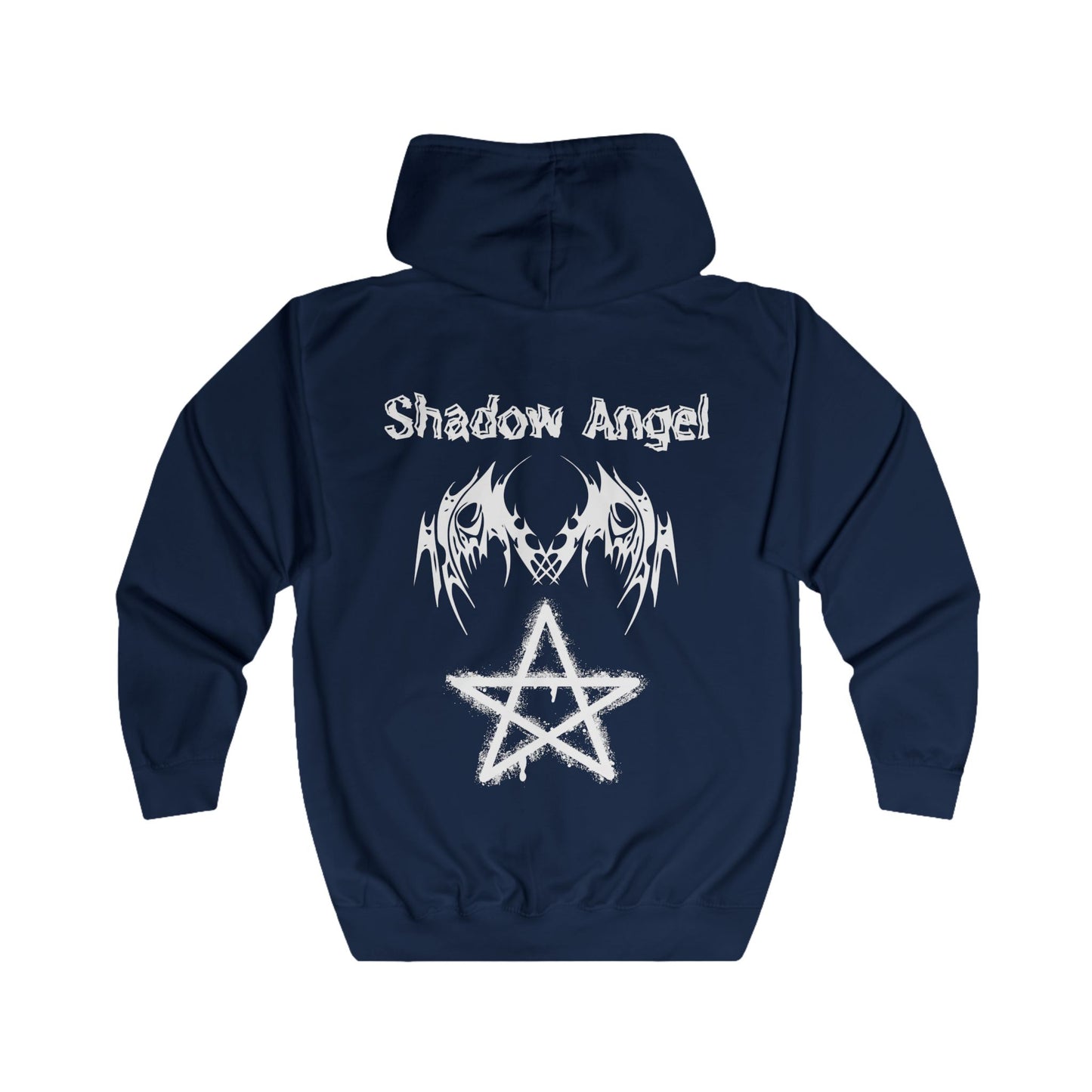 Bluza Unisex Hoodie Zip Dark Y2K Angel- ShadowOut X Biling_Star