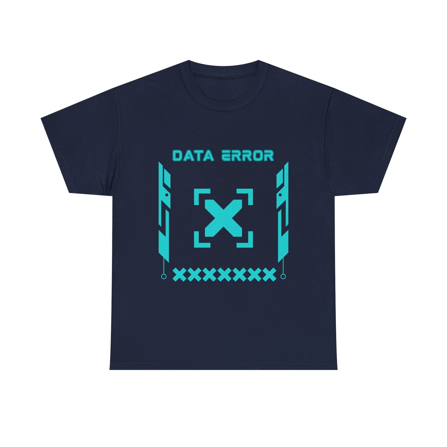 T-shirt Unisex Data Error Techwear Blue-TechSouls