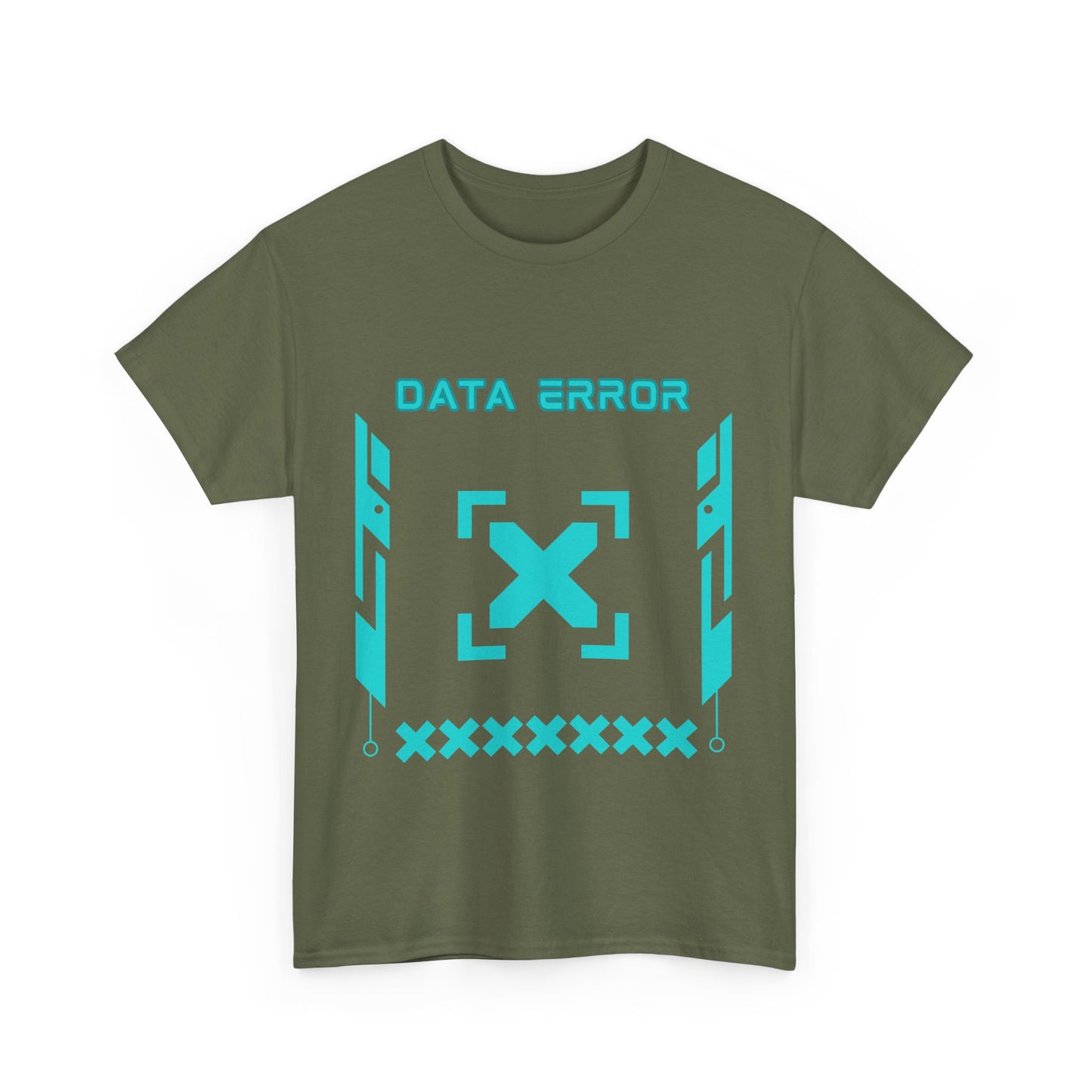 T-shirt Unisex Data Error Techwear Blue-TechSouls