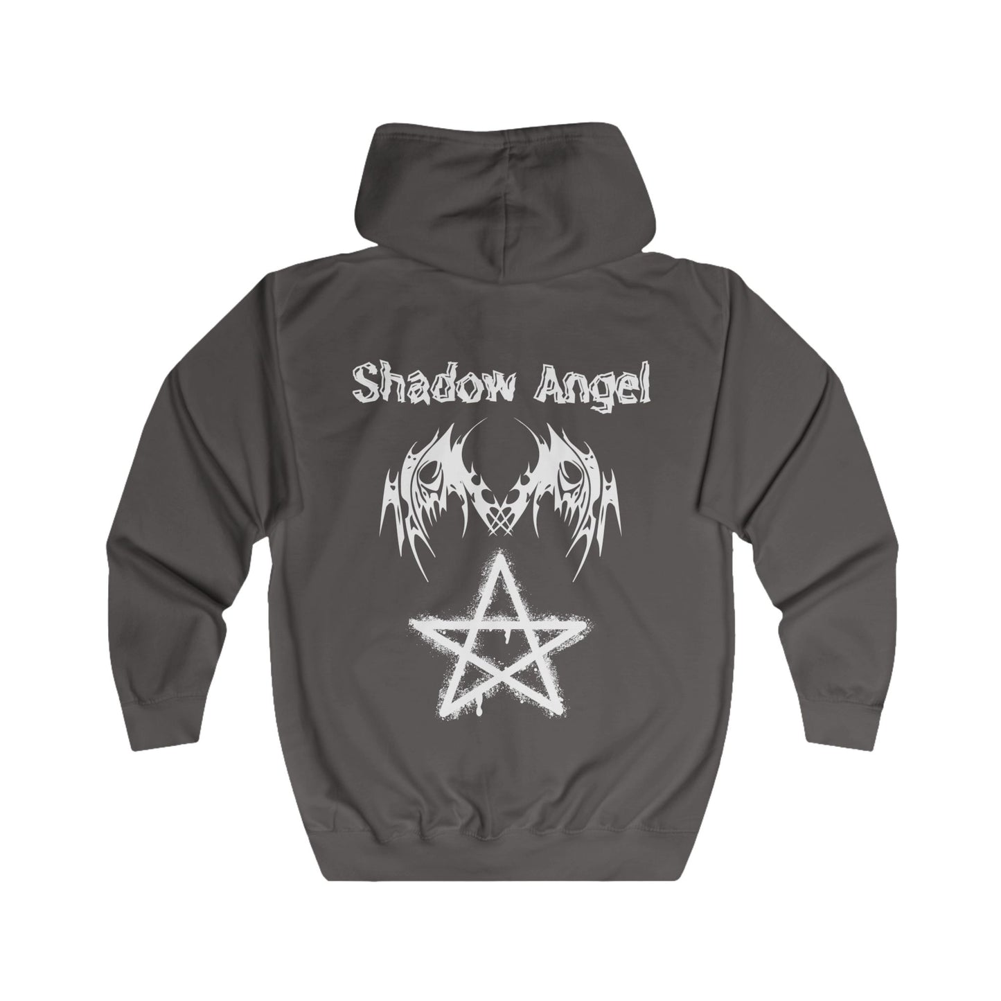 Bluza Unisex Hoodie Zip Dark Y2K Angel- ShadowOut X Biling_Star