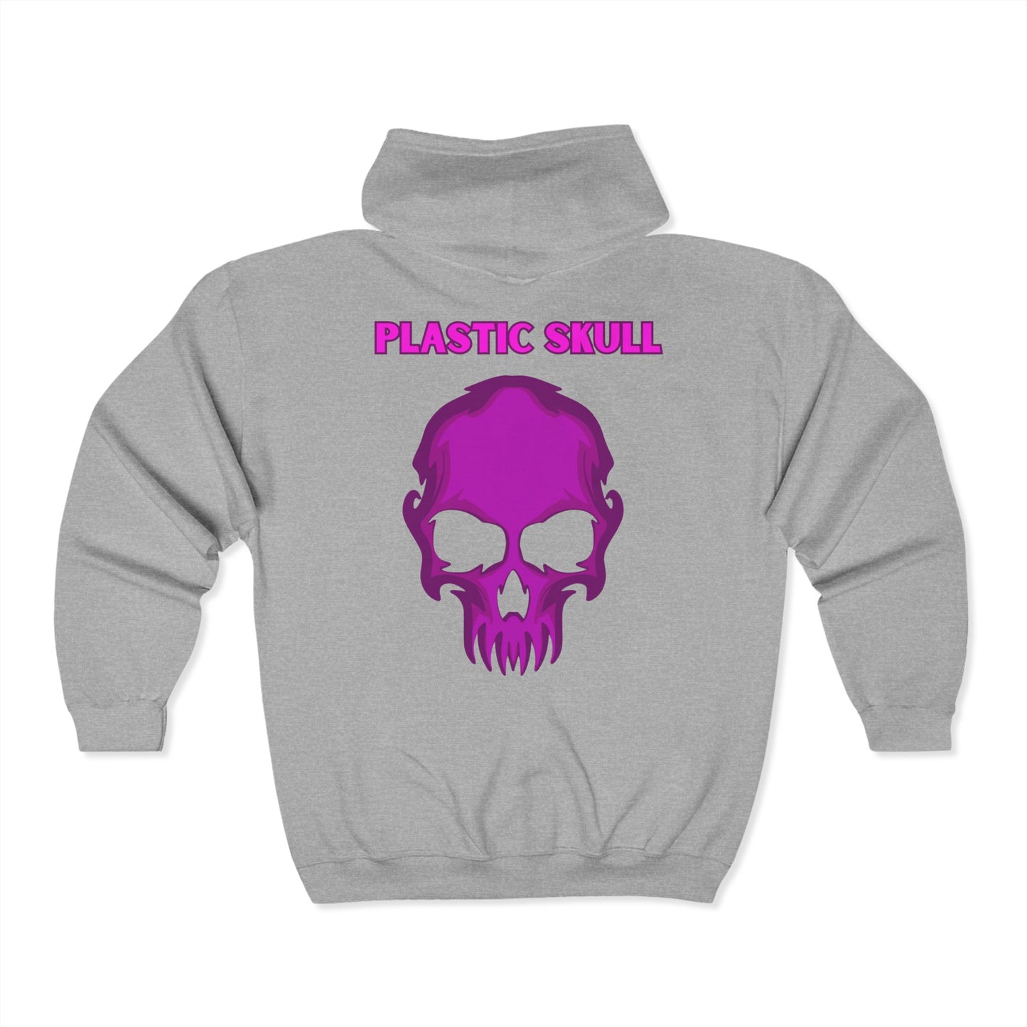 Bluza Unisex Hoodie Zip Plastic Skull-TechSouls
