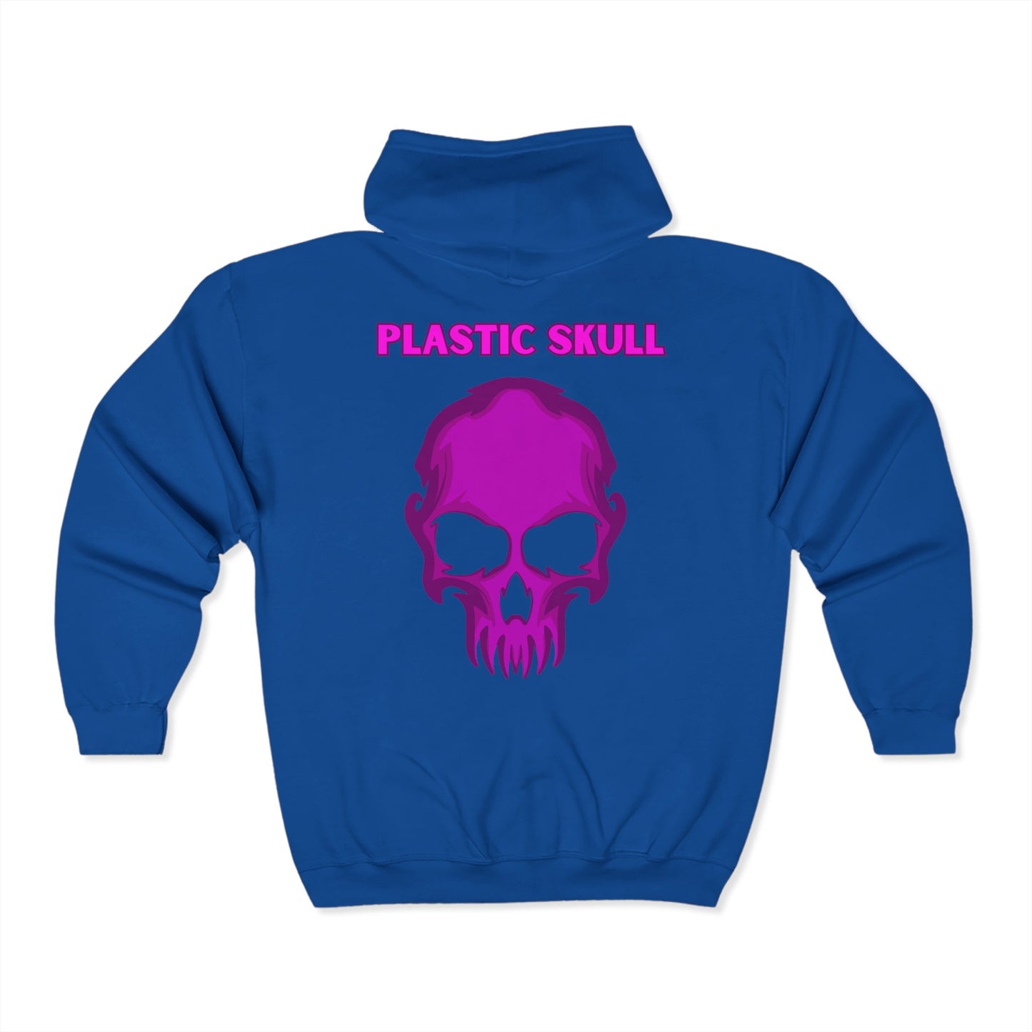 Bluza Unisex Hoodie Zip Plastic Skull-TechSouls