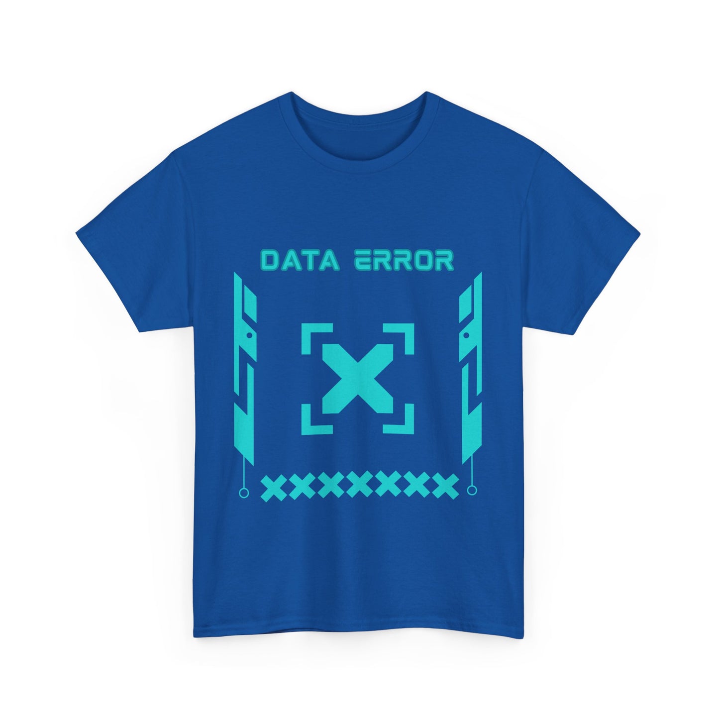 T-shirt Unisex Data Error Techwear Blue-TechSouls