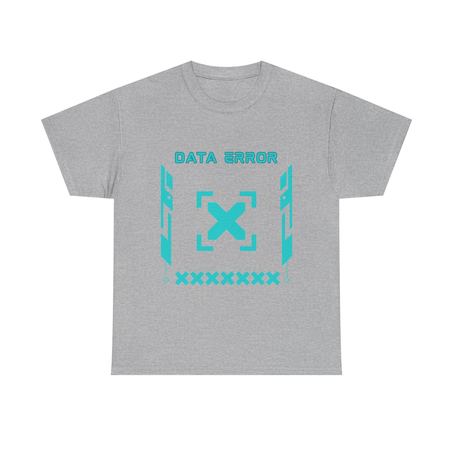 T-shirt Unisex Data Error Techwear Blue-TechSouls