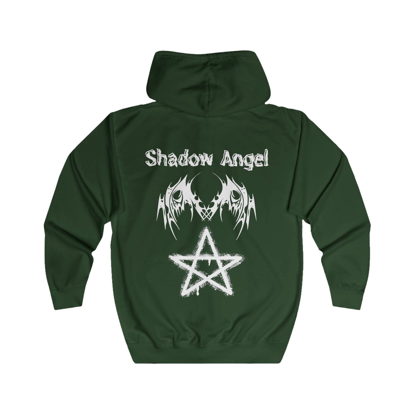 Bluza Unisex Hoodie Zip Dark Y2K Angel- ShadowOut X Biling_Star