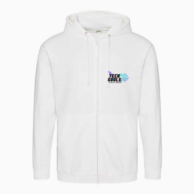 Sudadera con cremallera y estampado de TechSouls