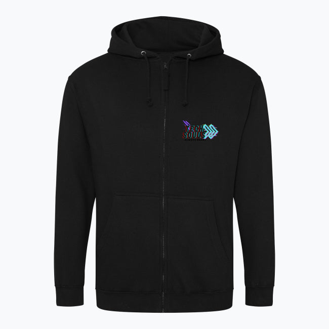 Sudadera con cremallera y estampado de TechSouls