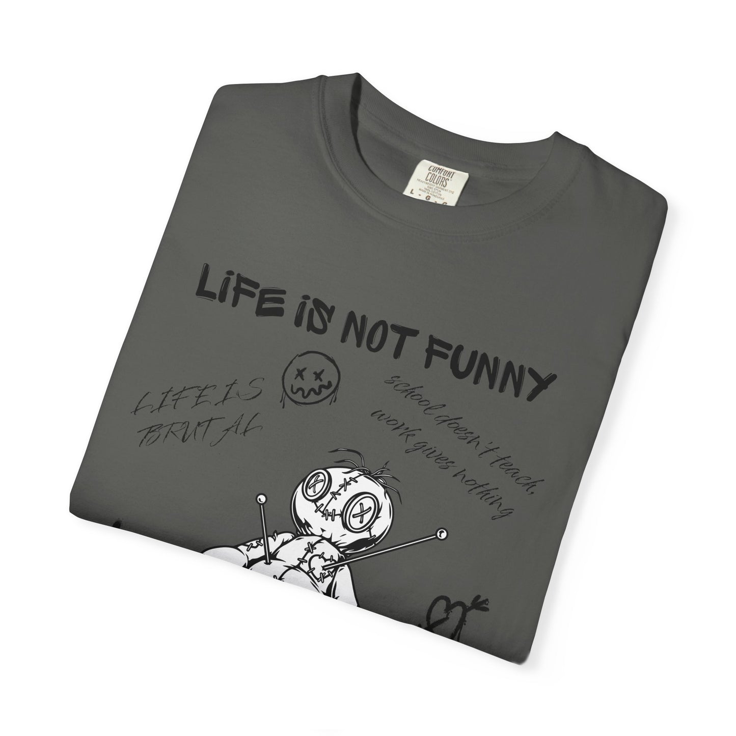 T-Shirt Unisex Life is no Funny Abstract-VibesStreet