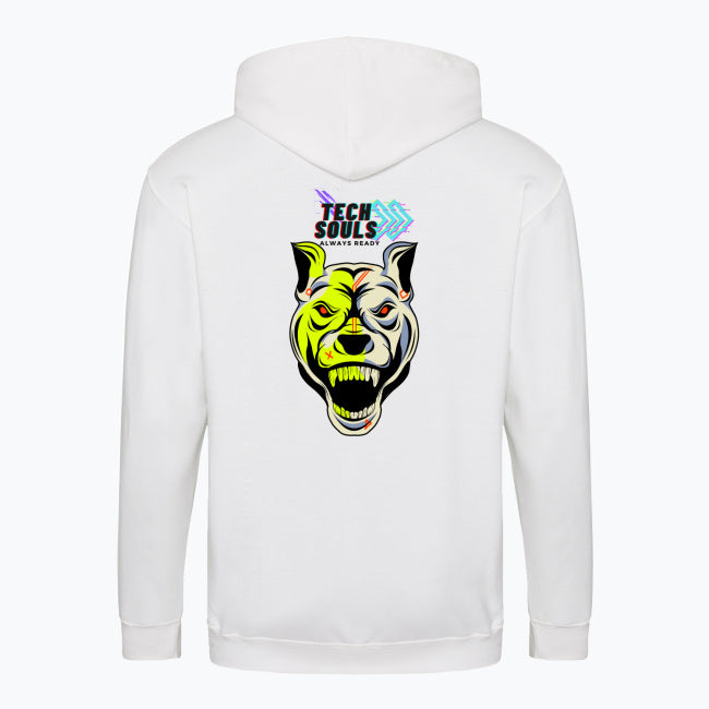 Sudadera con cremallera y estampado de TechSouls