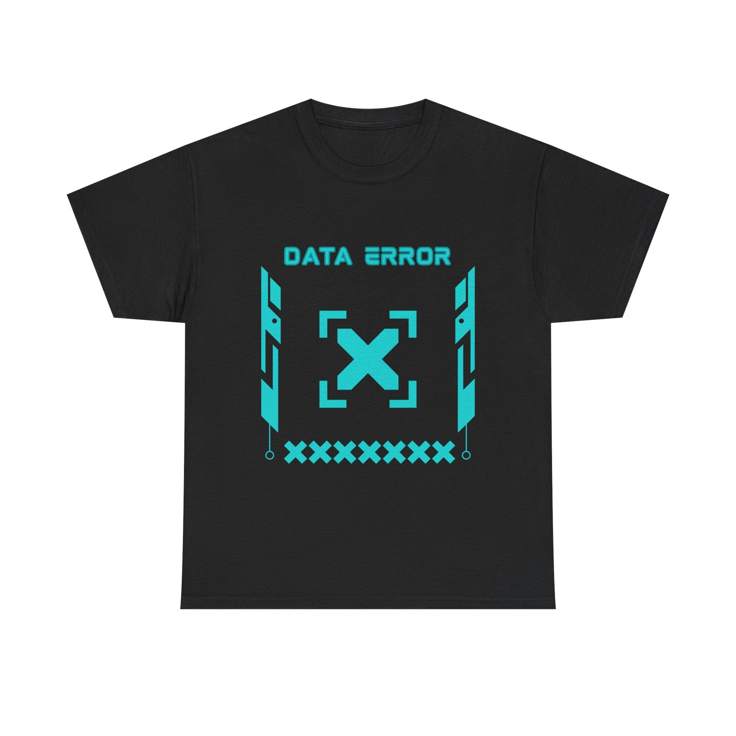 T-shirt Unisex Data Error Techwear Blue-TechSouls