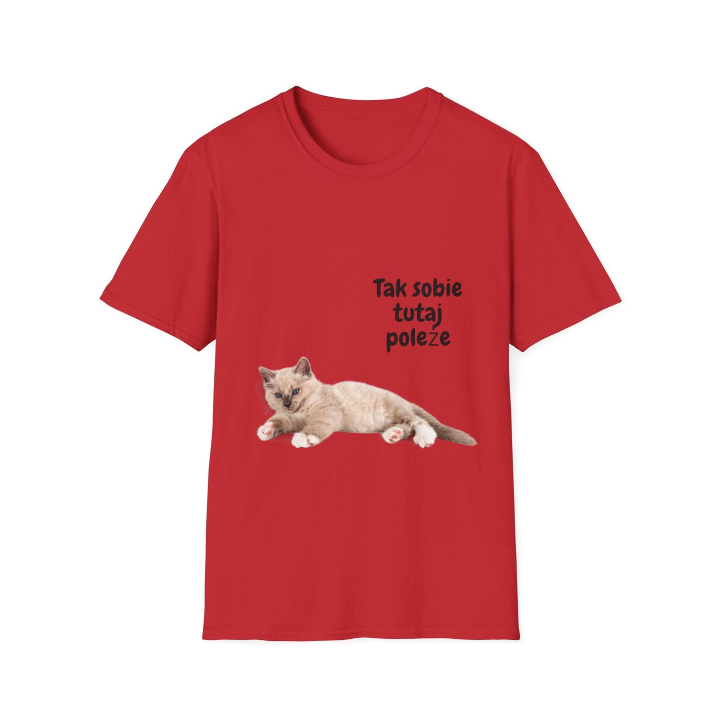 Camiseta unisex Tak Sobie Tu Poleżę-OverFash