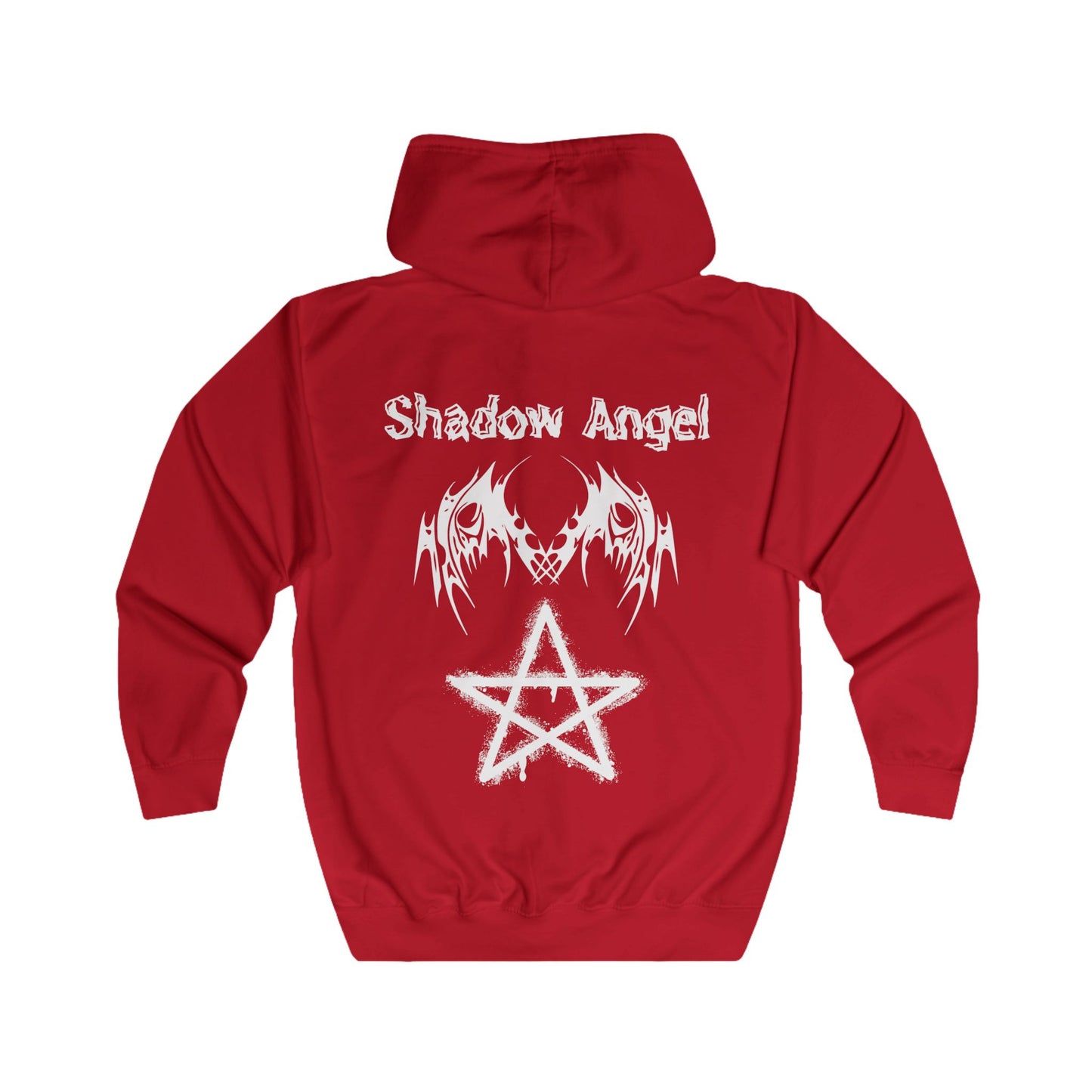 Bluza Unisex Hoodie Zip Dark Y2K Angel- ShadowOut X Biling_Star