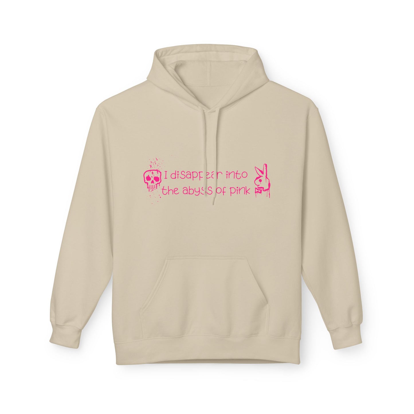 Bluza Hoodie Unisex I disappear into the abyss of pink