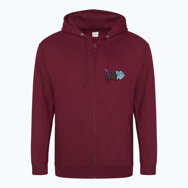 Sudadera con cremallera y estampado de TechSouls