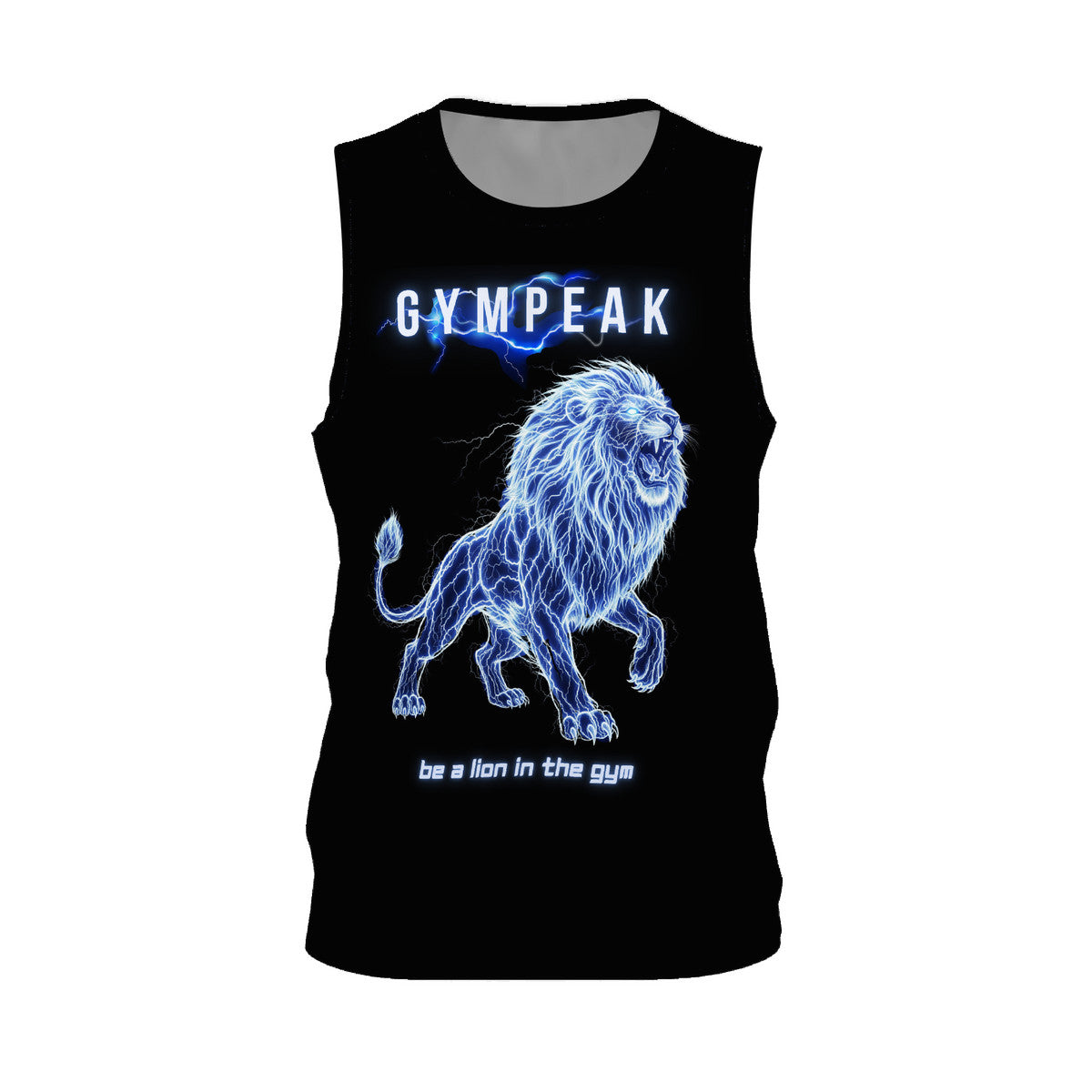 Męski Tank Top Bolt Lion Blue