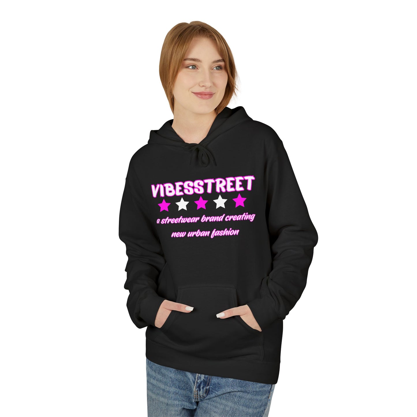 Bluza Unisex Hoodie Ultra Pink VibesStreet Brand-VibesStreet