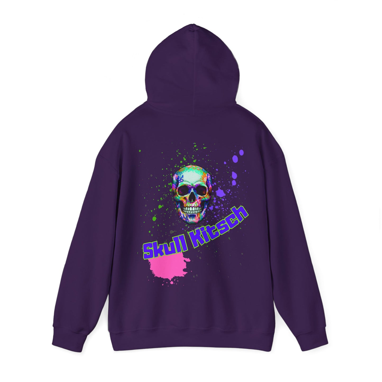 Sudadera con capucha unisex Skull Kitsch Standard - VibesStreet