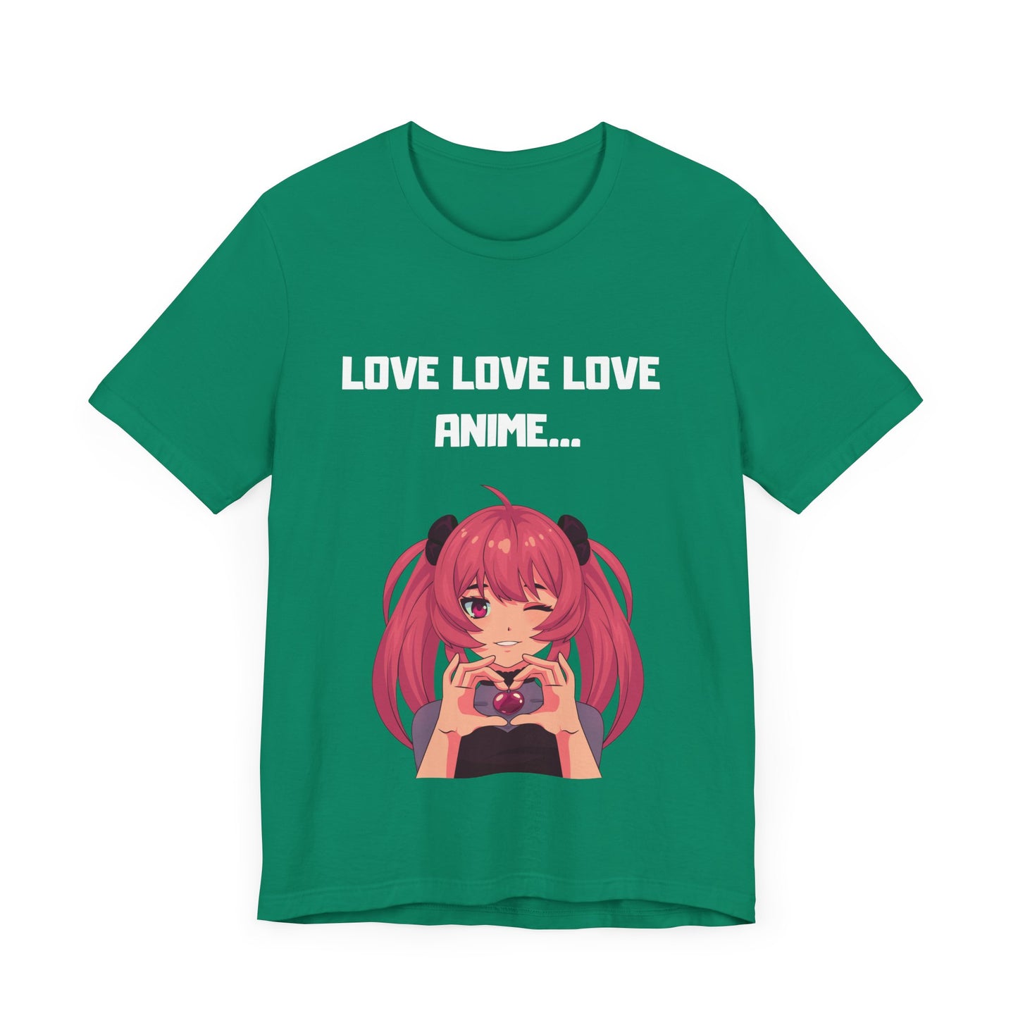 Camiseta unisex I Love Love Love Anime...- DragonStreet