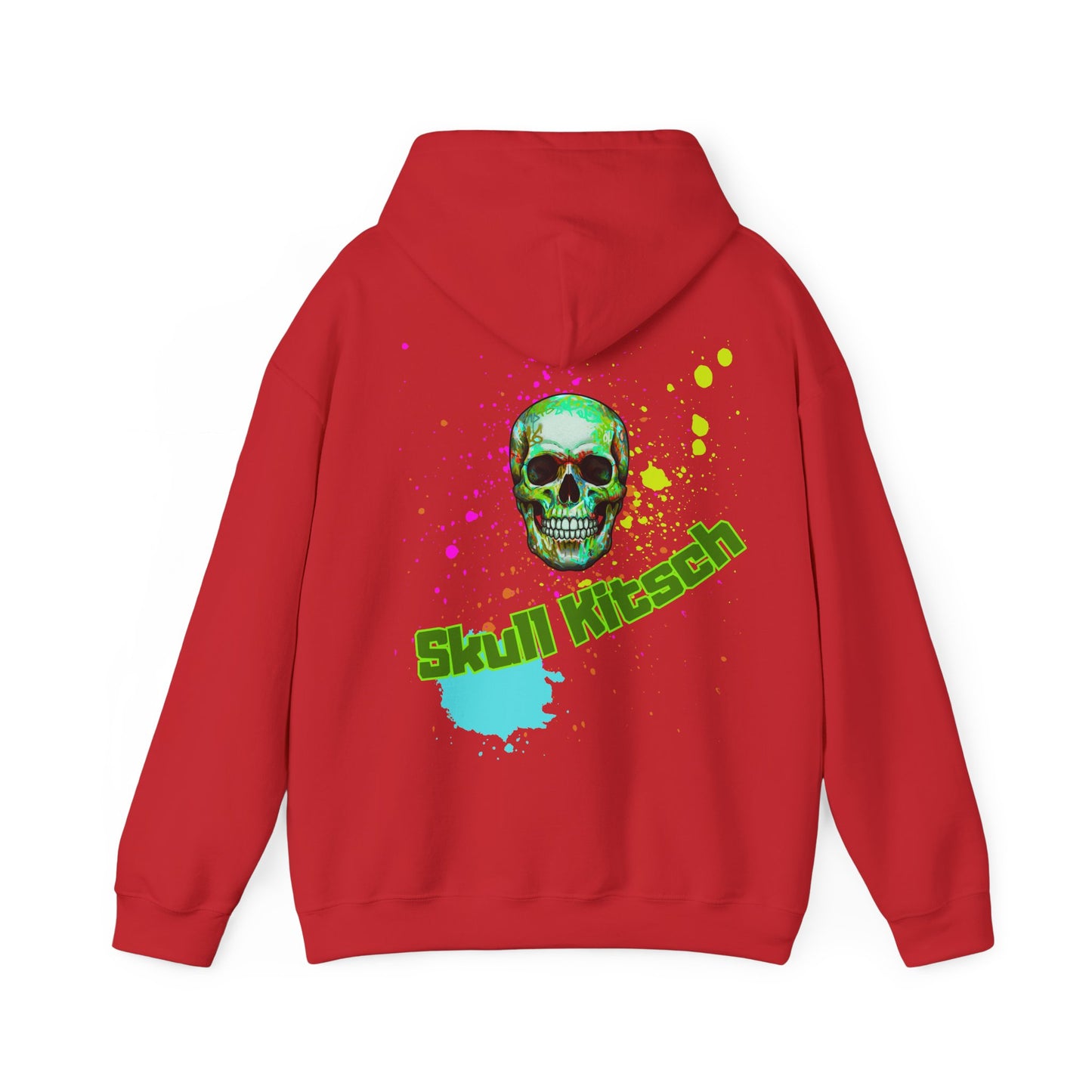 Sudadera con capucha unisex Skull Kitsch Summer Punk - VibesStreet