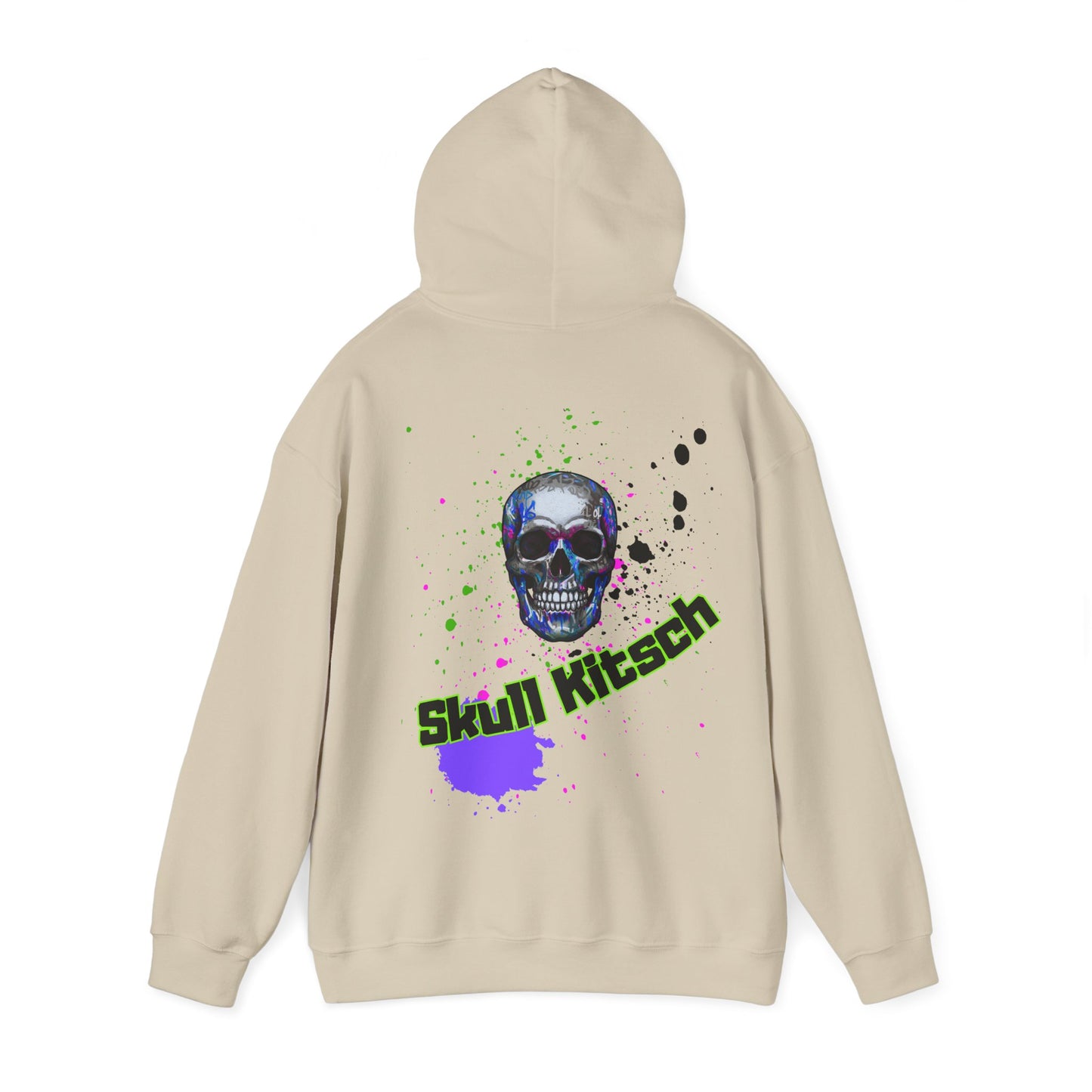 Sudadera con capucha unisex Skull Kitsch Dark-VibesStreet