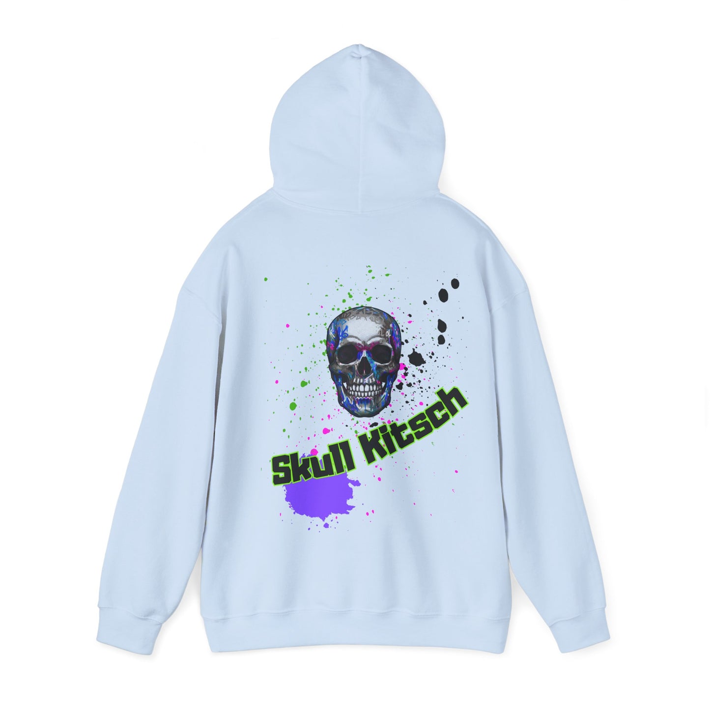 Sudadera con capucha unisex Skull Kitsch Dark-VibesStreet