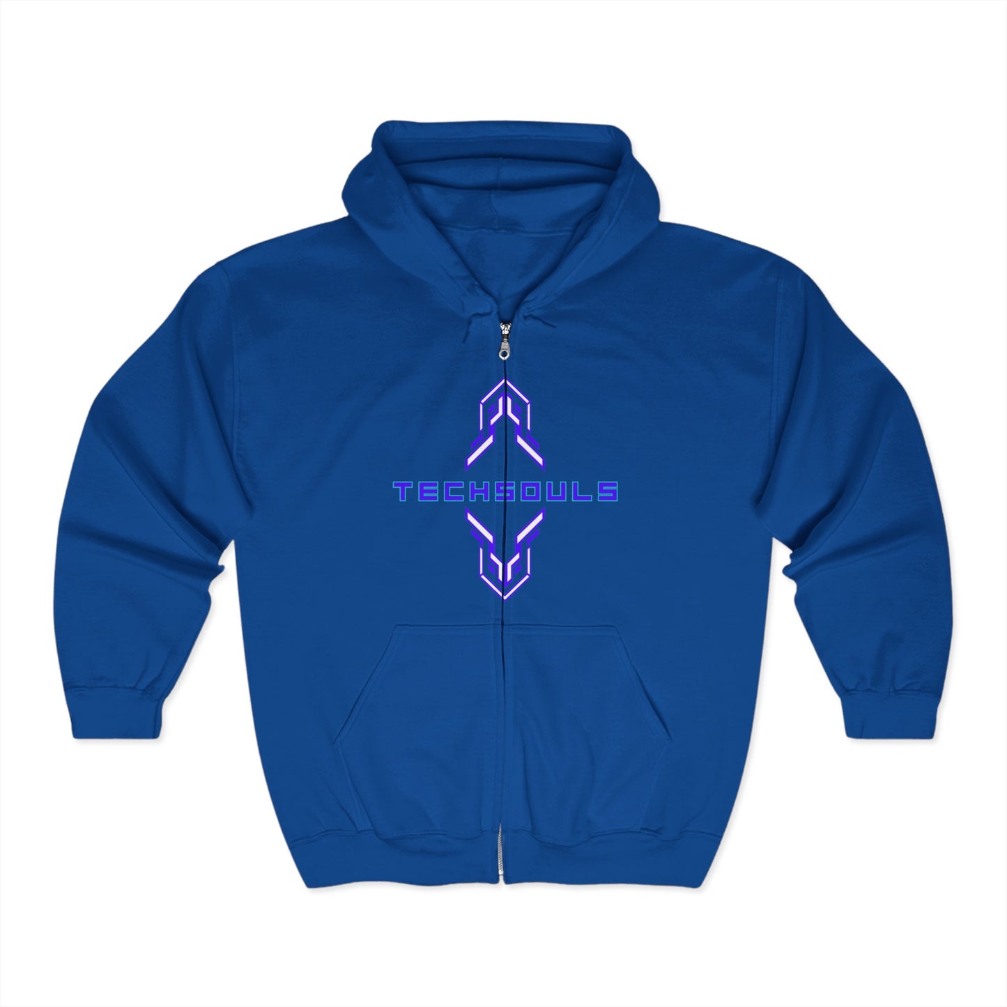 Bluza Unisex Hoodie Zip Plastic Skull-TechSouls