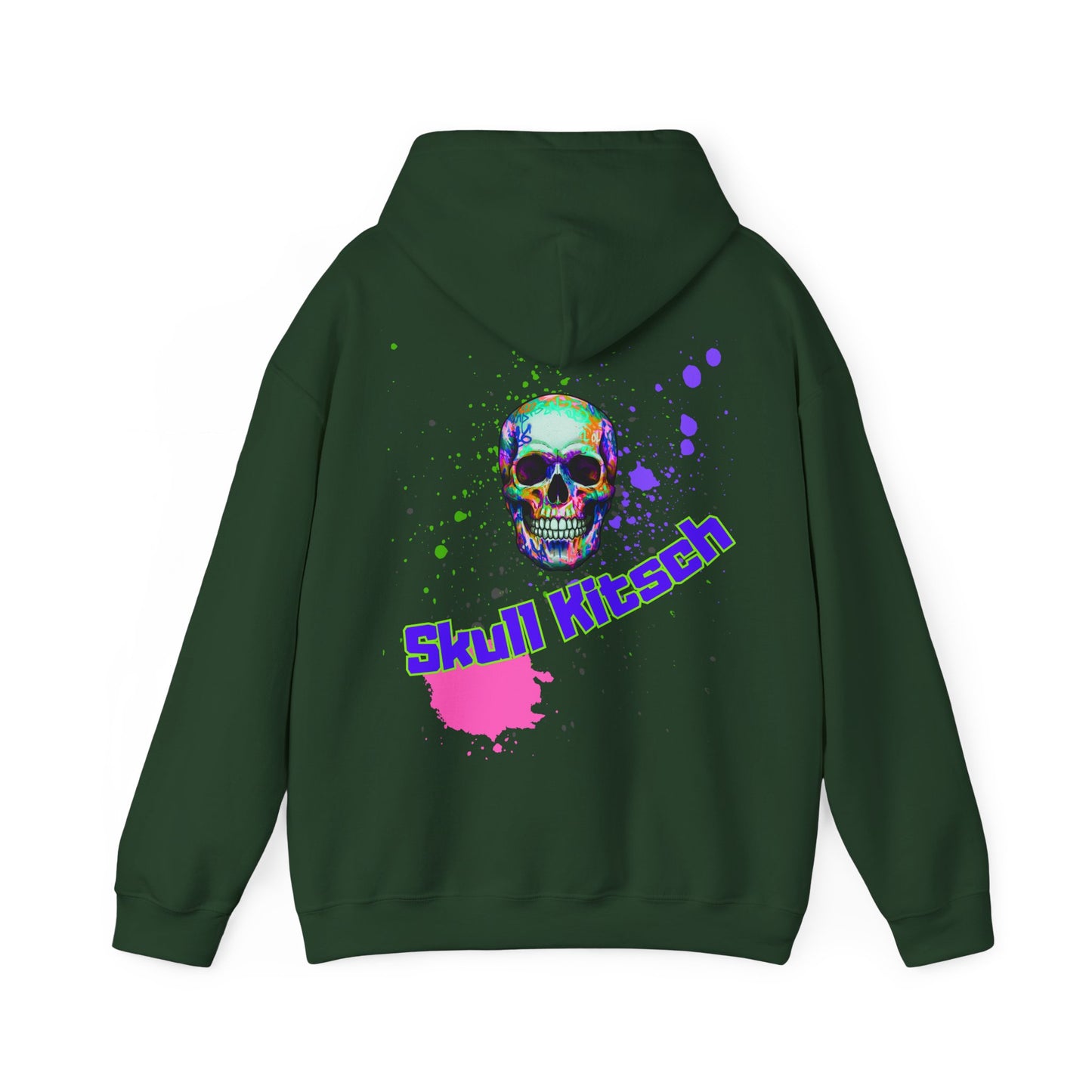 Sudadera con capucha unisex Skull Kitsch Standard - VibesStreet