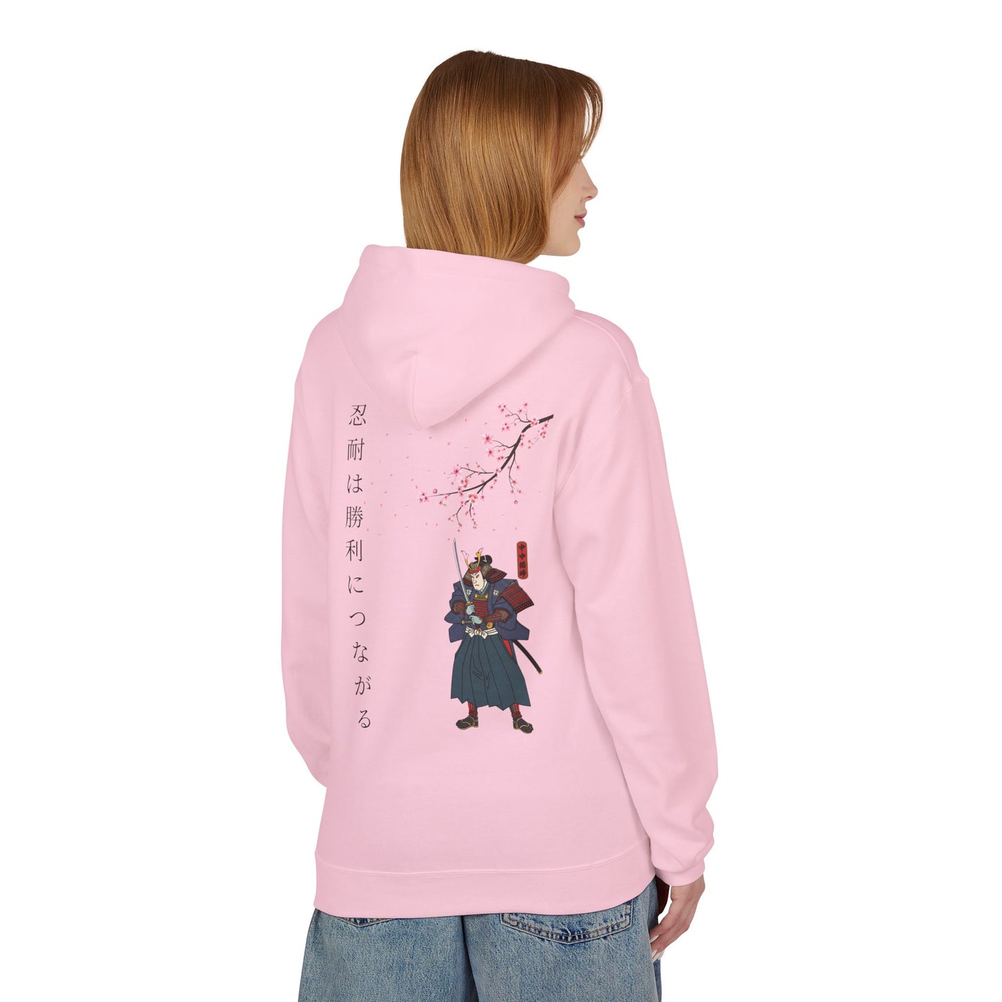Bluza Unisex Hoodie Samurai Sakura Harmony- Dragon Street