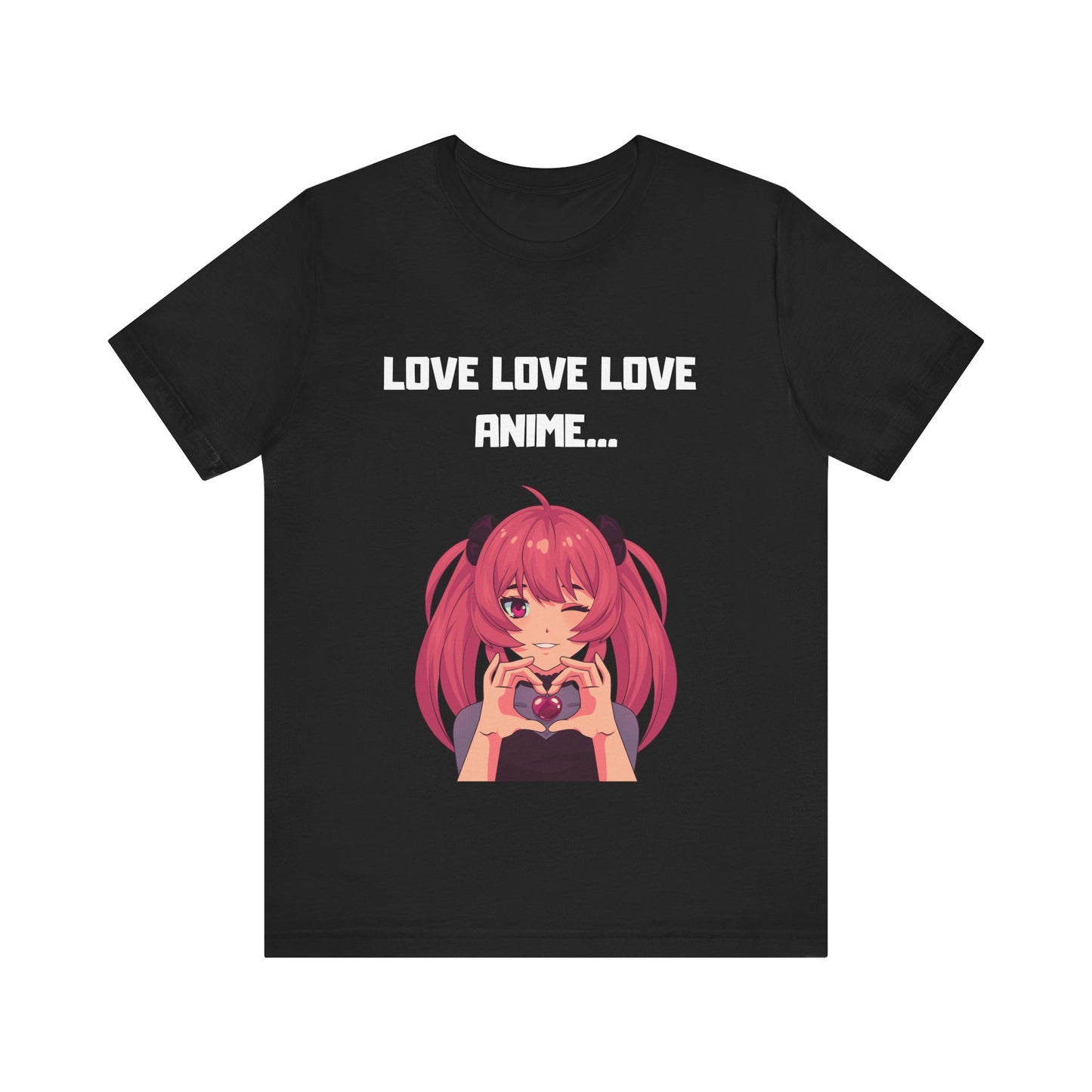 Camiseta unisex I Love Love Love Anime...- DragonStreet