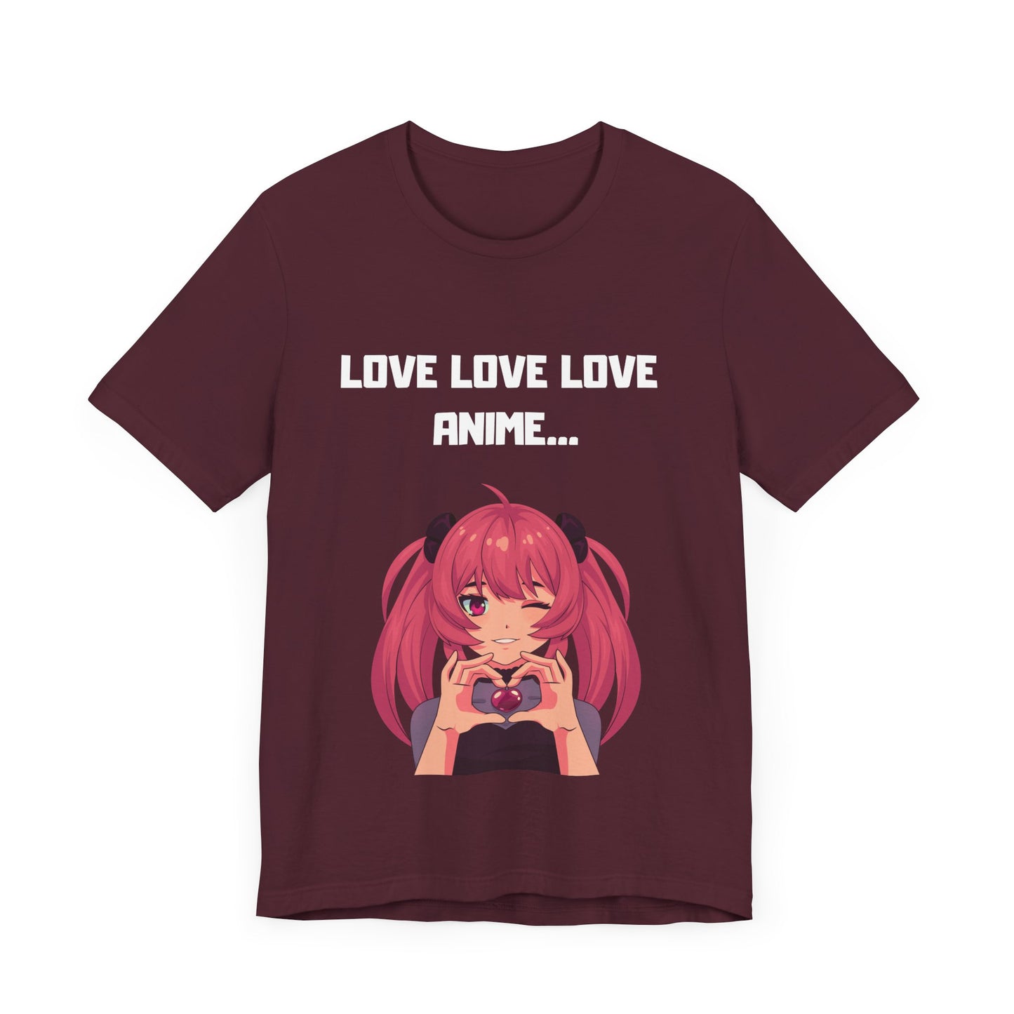 Camiseta unisex I Love Love Love Anime...- DragonStreet