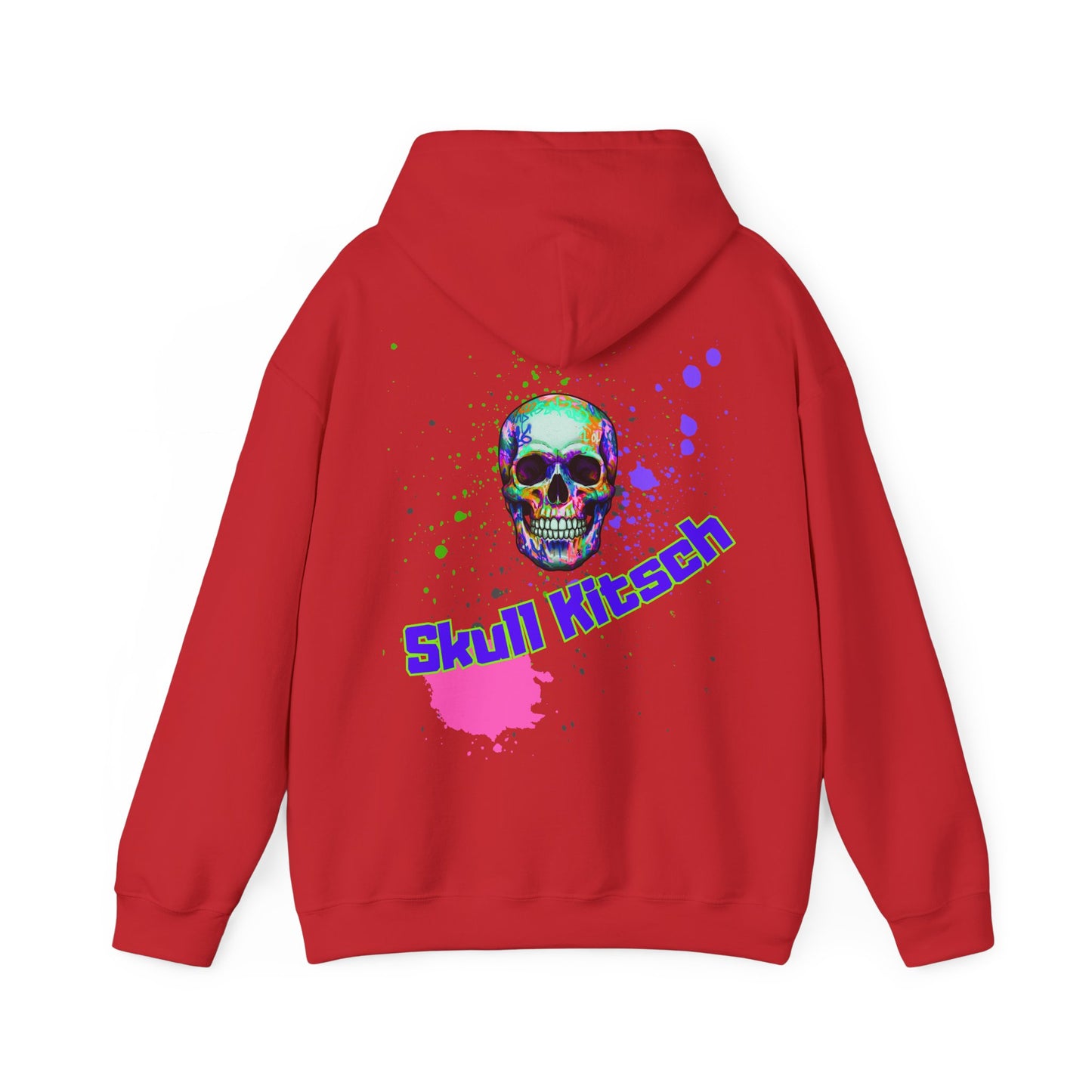 Sudadera con capucha unisex Skull Kitsch Standard - VibesStreet