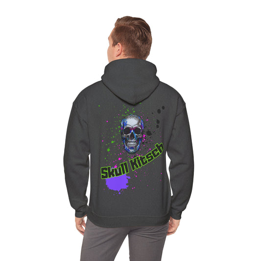 Sudadera con capucha unisex Skull Kitsch Dark-VibesStreet