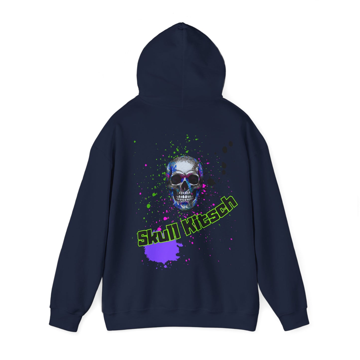 Sudadera con capucha unisex Skull Kitsch Dark-VibesStreet