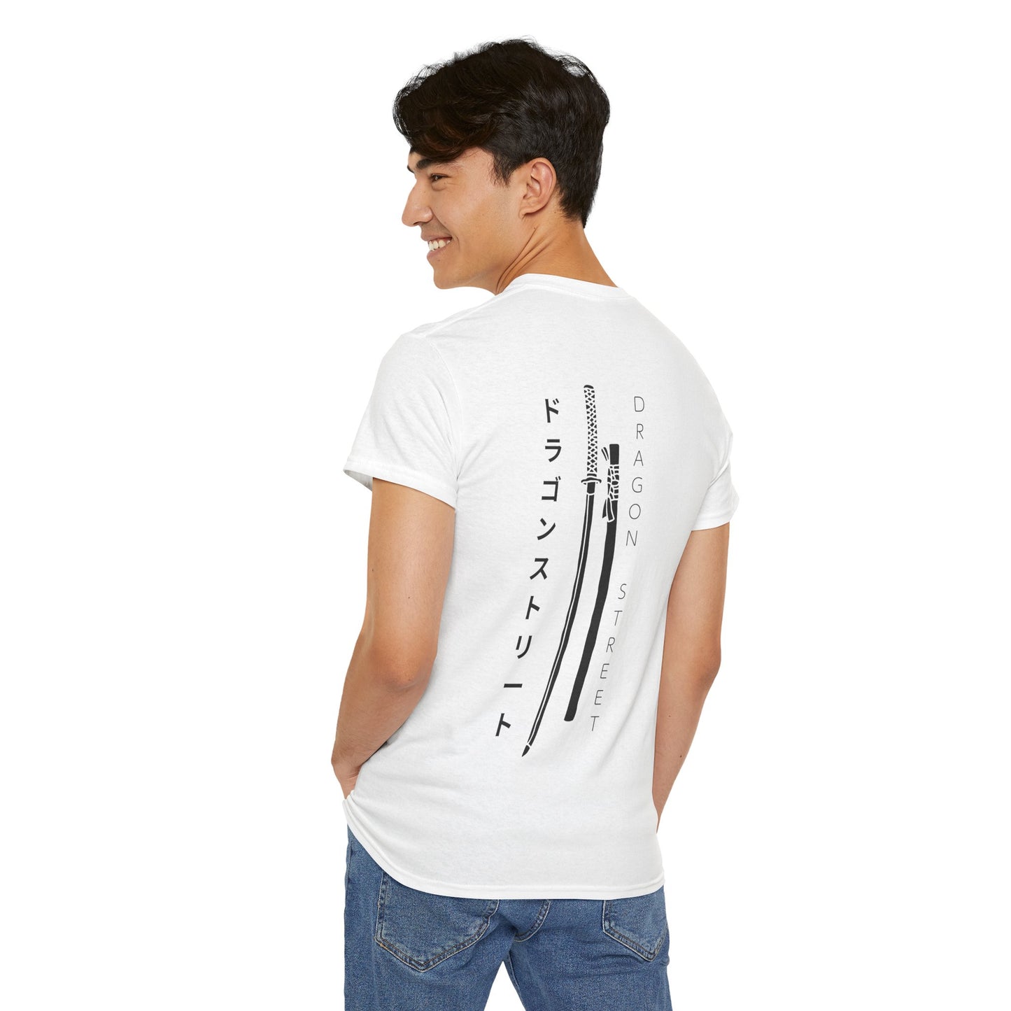 T-shirt Unisex Blue Dragon Design- Dragon Street