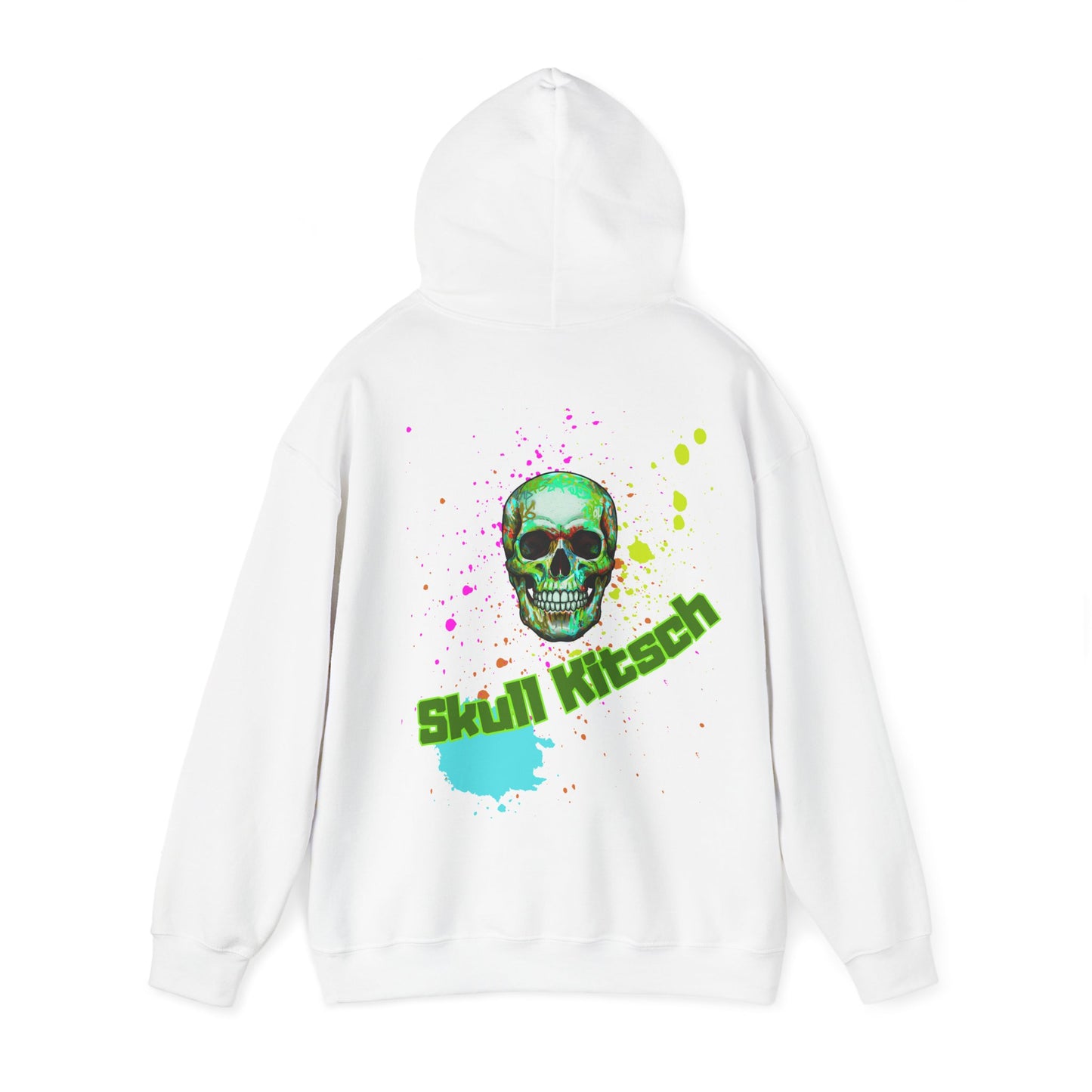 Sudadera con capucha unisex Skull Kitsch Summer Punk - VibesStreet