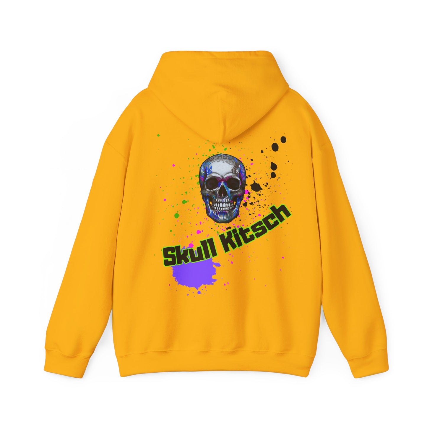 Sudadera con capucha unisex Skull Kitsch Dark-VibesStreet