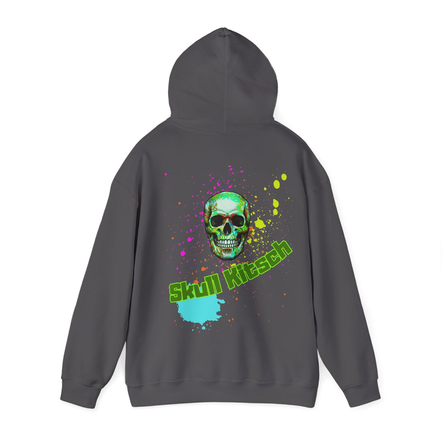 Sudadera con capucha unisex Skull Kitsch Summer Punk - VibesStreet