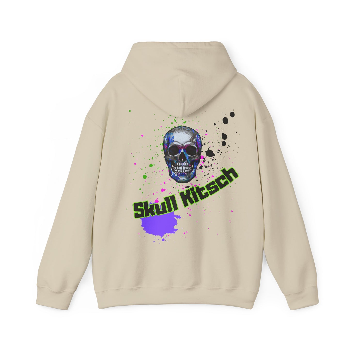 Sudadera con capucha unisex Skull Kitsch Dark-VibesStreet