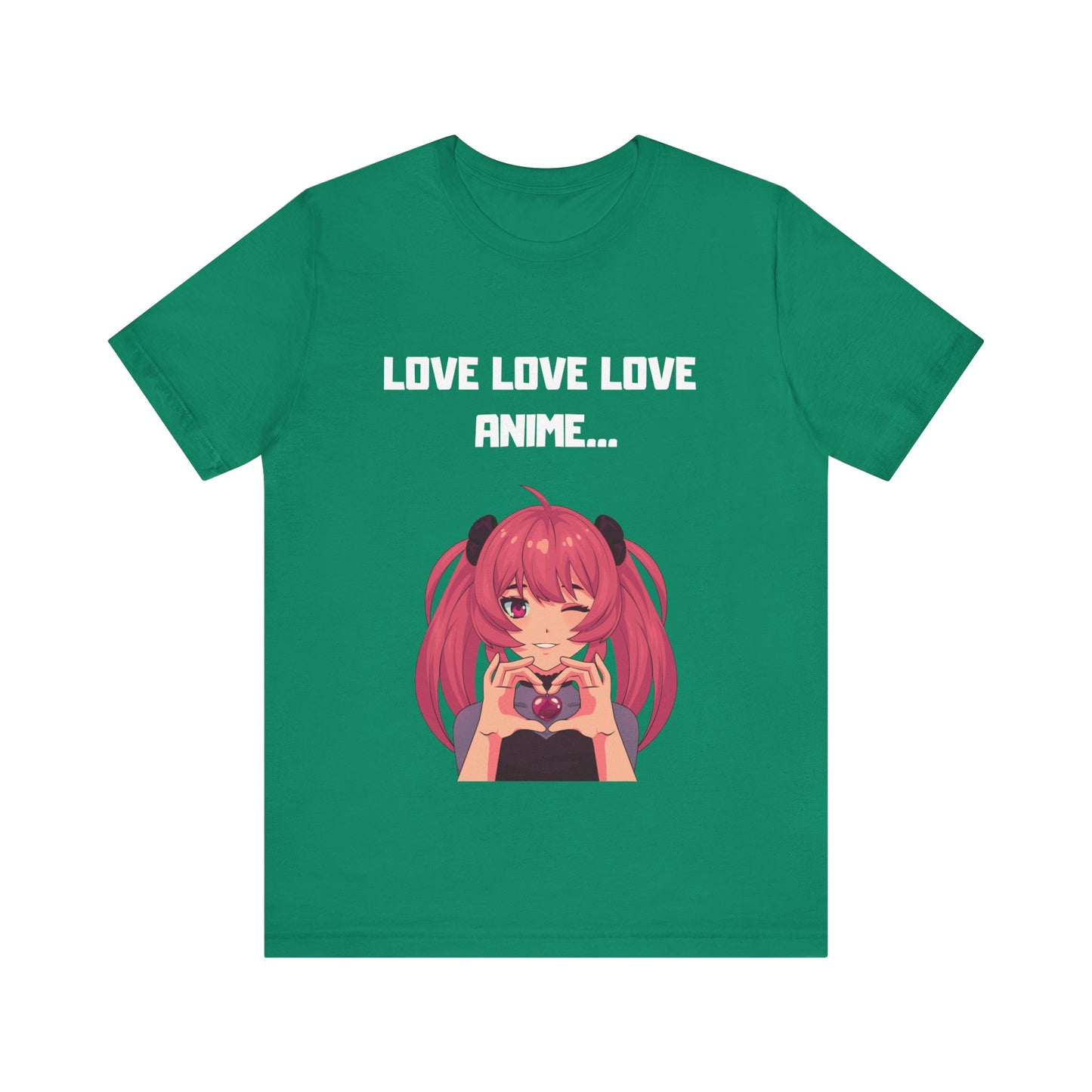 Camiseta unisex I Love Love Love Anime...- DragonStreet