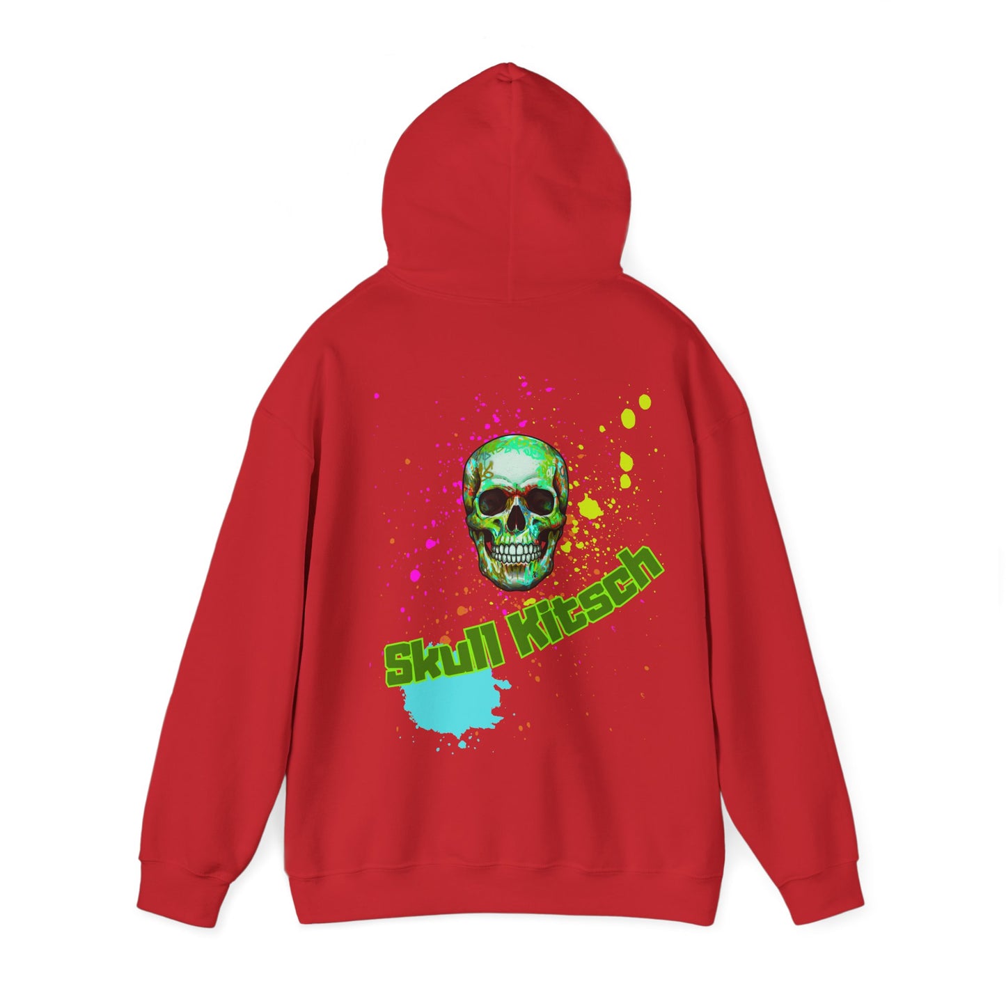 Sudadera con capucha unisex Skull Kitsch Summer Punk - VibesStreet