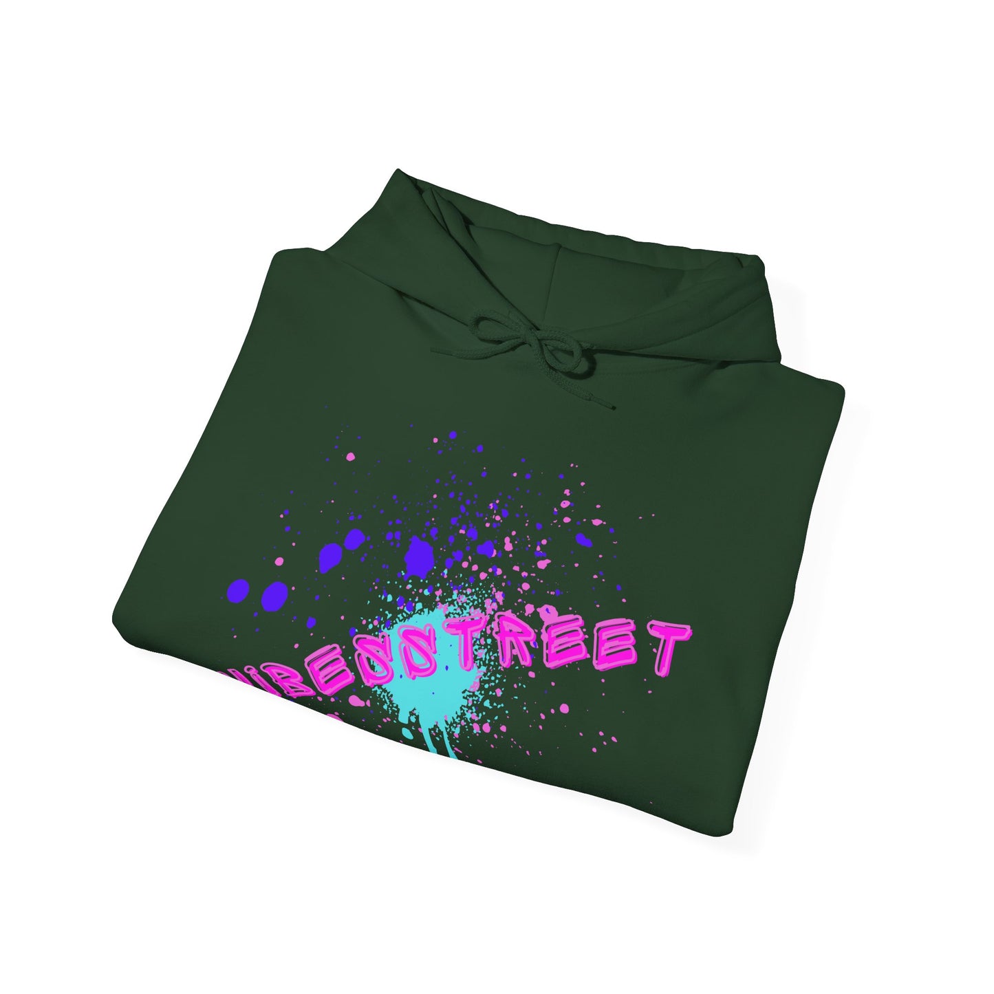 Sudadera con capucha unisex VibesStreet Spray Rosa-VibesStreet