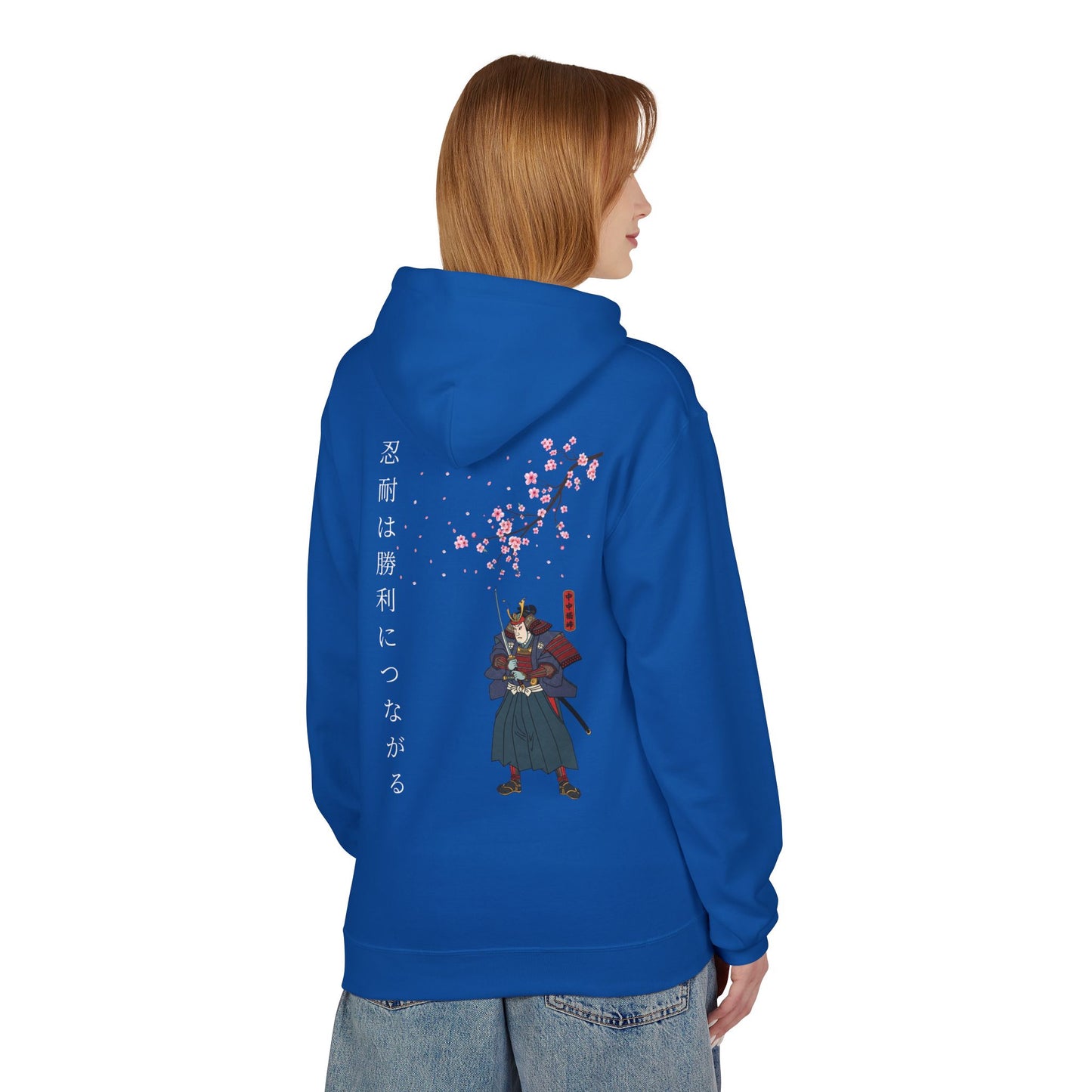 Bluza Unisex Hoodie Samurai Sakura Harmony- Dragon Street