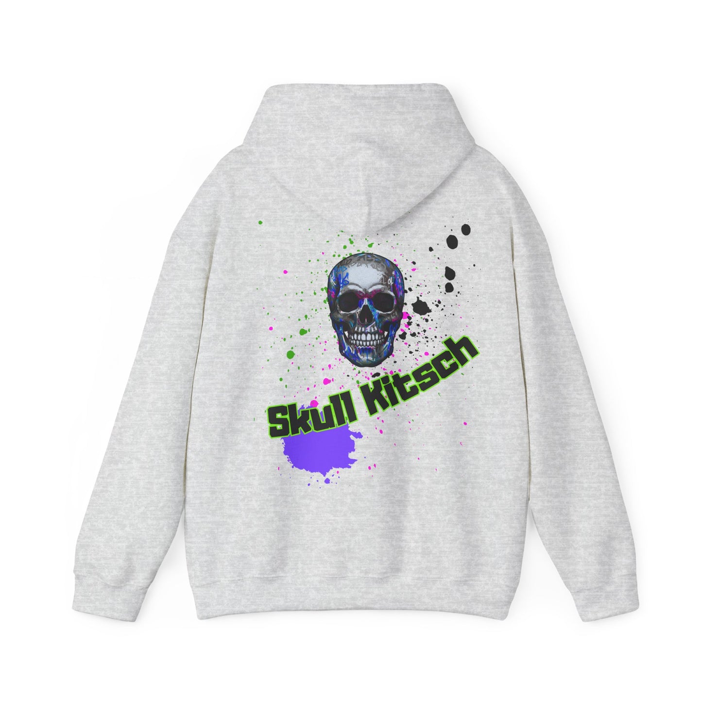 Sudadera con capucha unisex Skull Kitsch Dark-VibesStreet