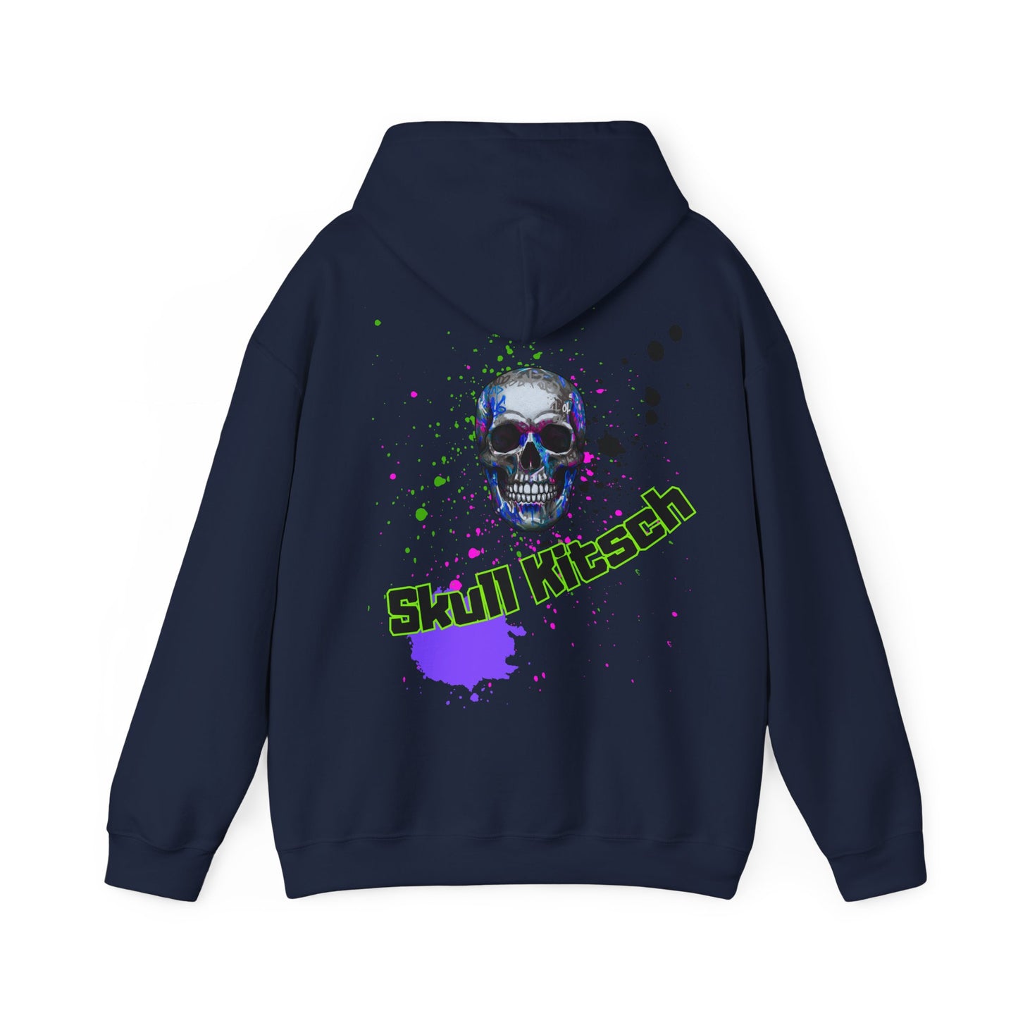 Sudadera con capucha unisex Skull Kitsch Dark-VibesStreet