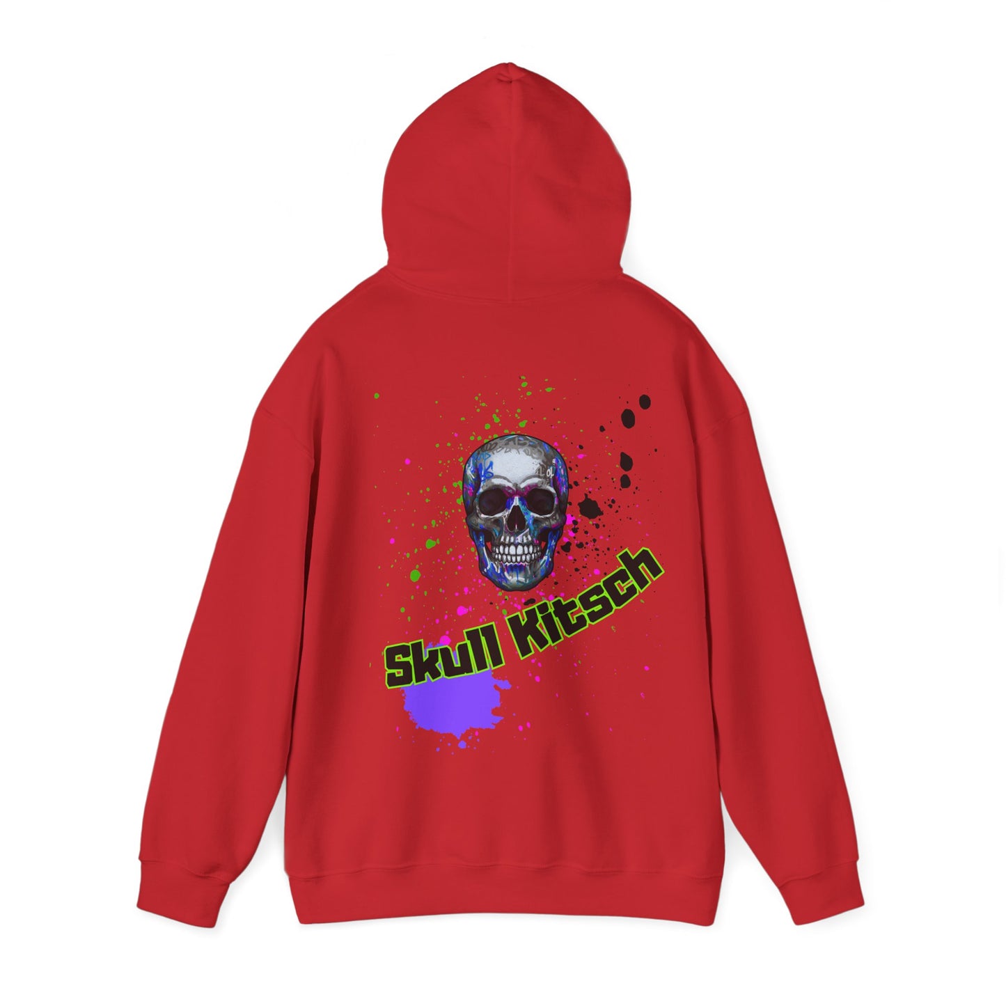 Sudadera con capucha unisex Skull Kitsch Dark-VibesStreet