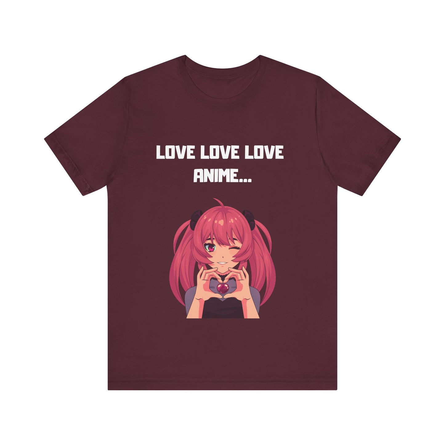 Camiseta unisex I Love Love Love Anime...- DragonStreet