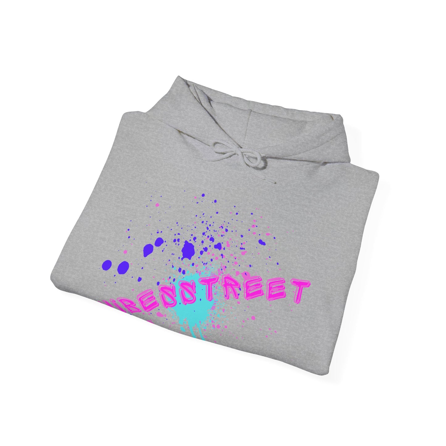 Sudadera con capucha unisex VibesStreet Spray Rosa-VibesStreet